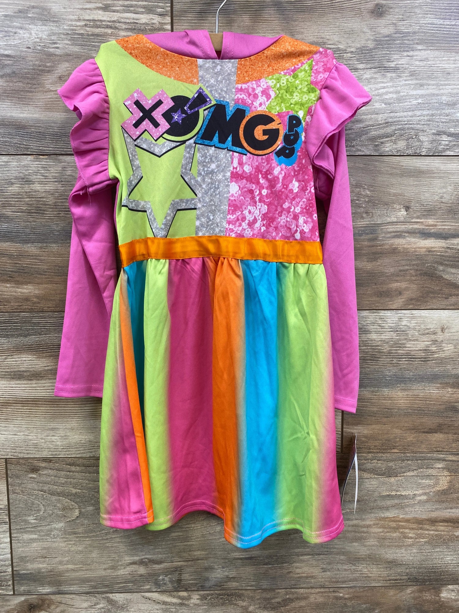 NEW XOMG Pop Hooded Pajama Dress Pink sz 4T - Me n Mommy To Be