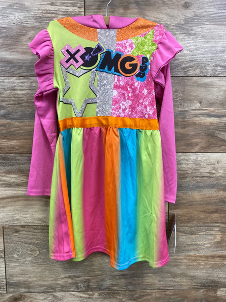 NEW XOMG Pop Hooded Pajama Dress Pink sz 4T - Me n Mommy To Be