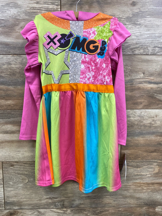 NEW XOMG Pop Hooded Pajama Dress Pink sz 4T - Me n Mommy To Be
