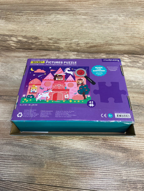 Mudpuppy Unicorn Castle Secret Pictures Puzzle - Me n Mommy To Be