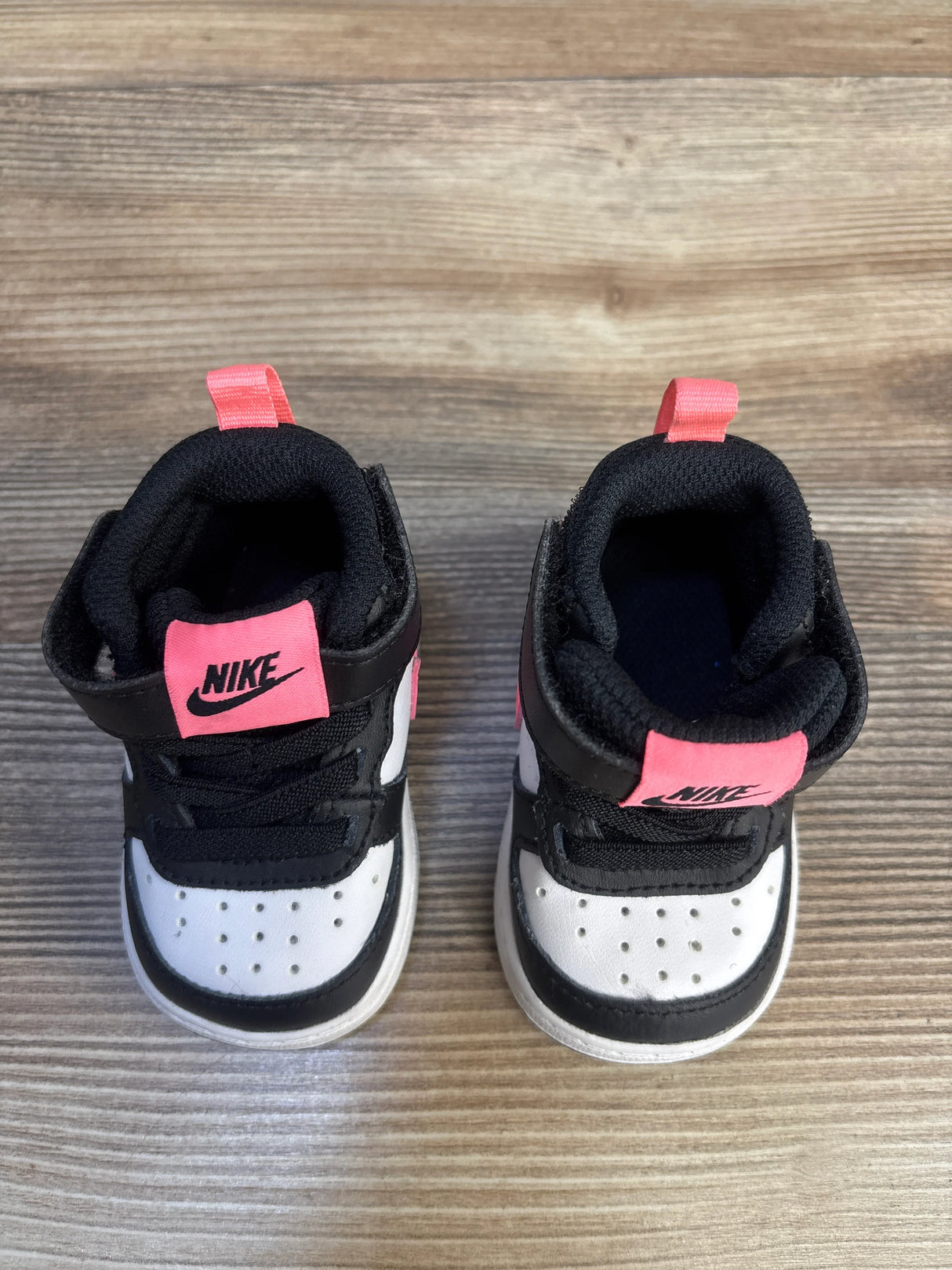 Nike Court Borough Mid 2 TD 'White Sunset Pulse' Sneakers sz 2c