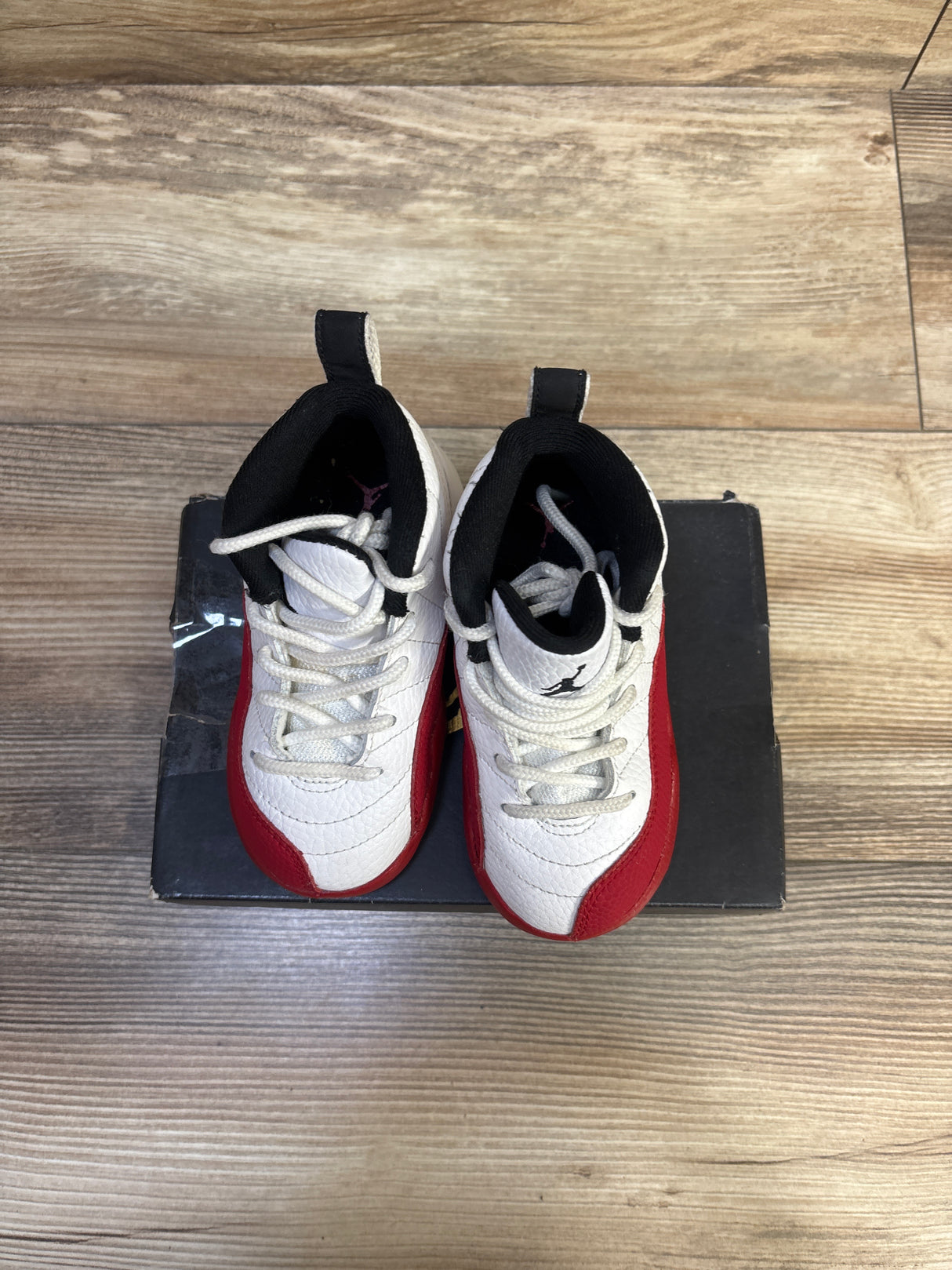 Air Jordan 12 Retro TD 'Cherry' Sneakers sz 7c