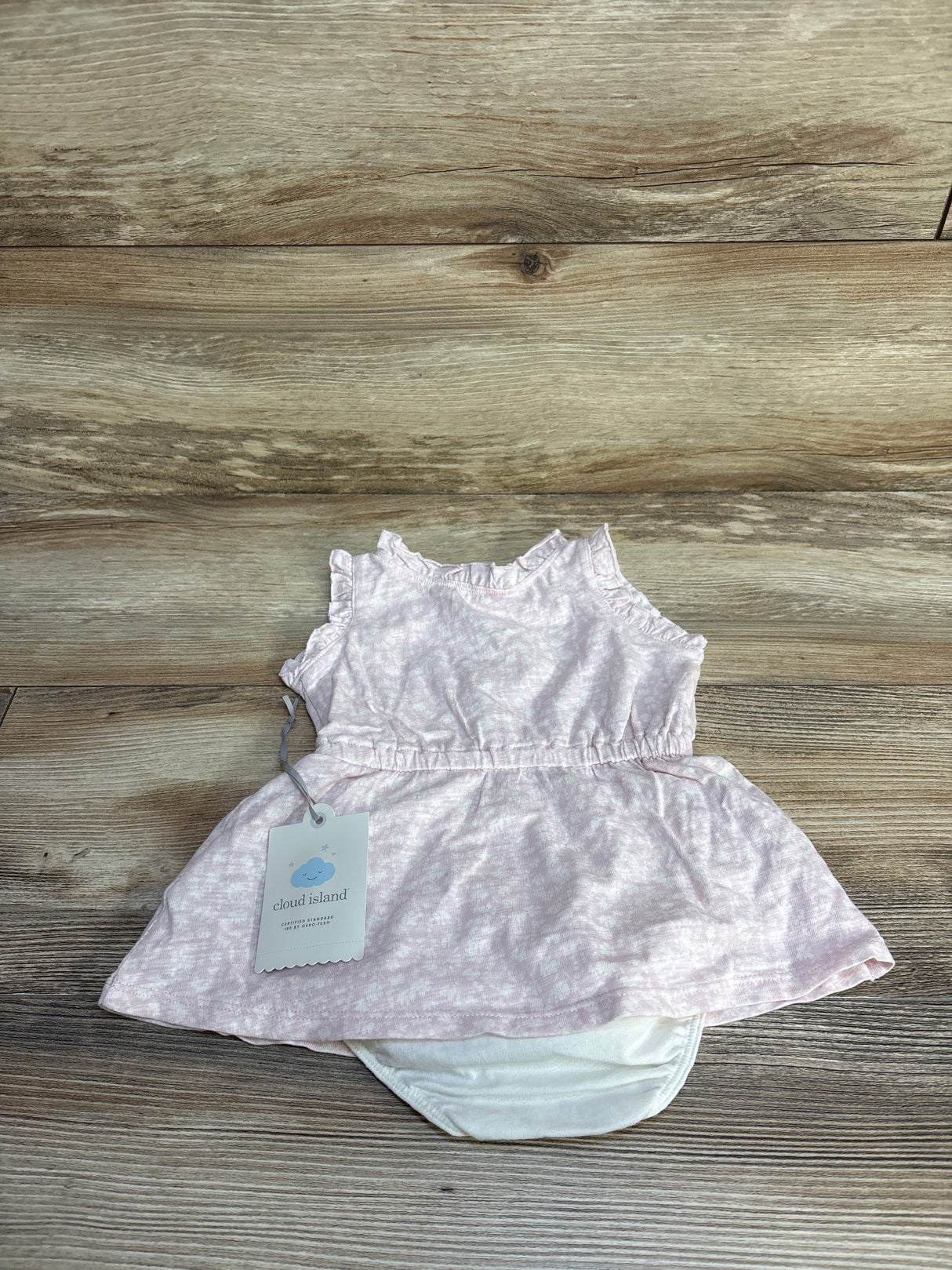 NEW Cloud Island Floral Printed Dress Off-White sz 0-3m