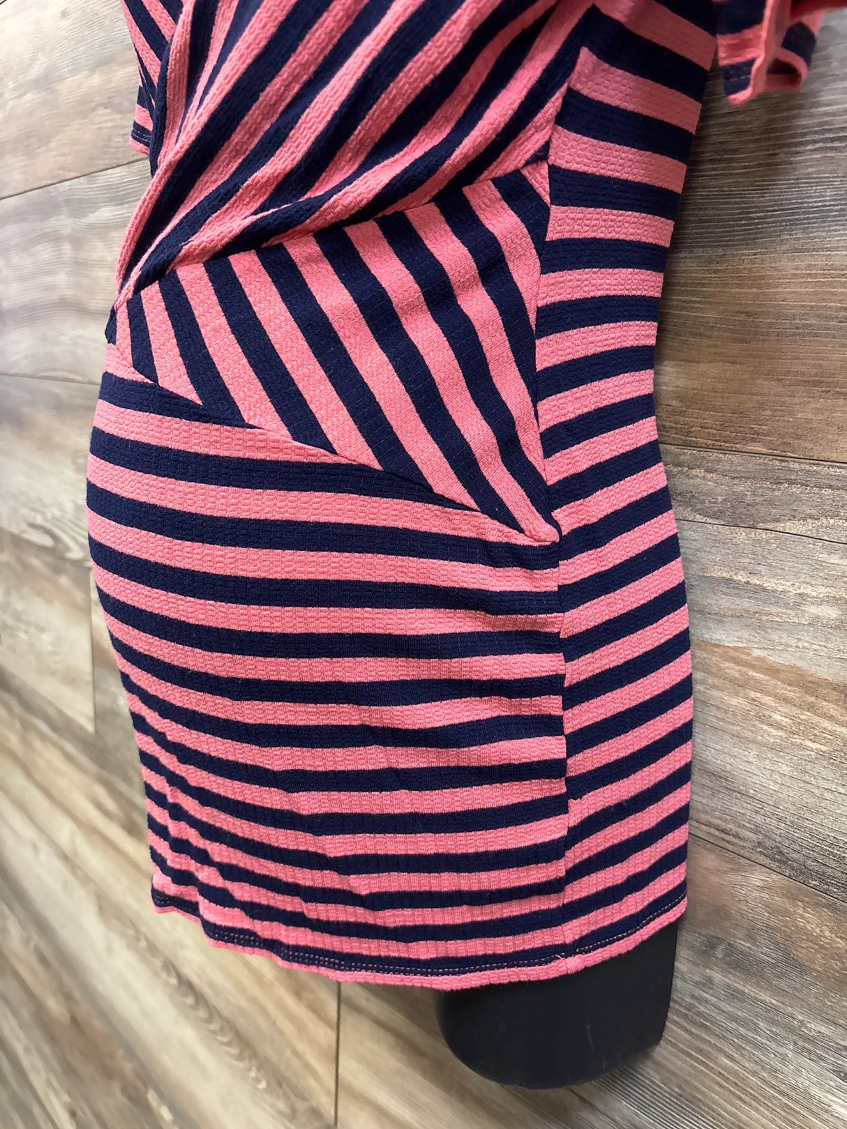 Motherhood Maternity Striped Nursing Top Coral sz Medium