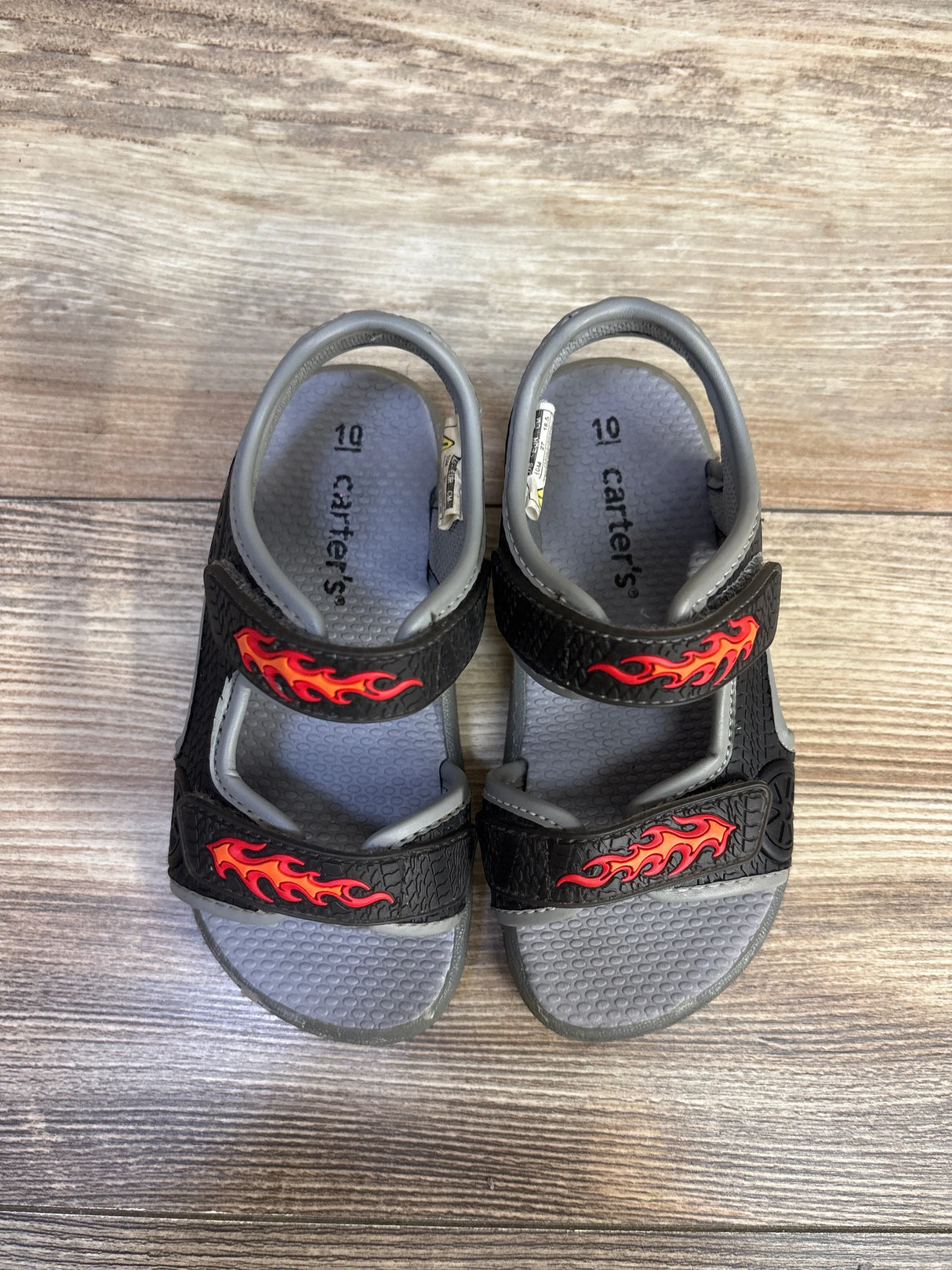 Carter's Double Strap Sandals Black sz 10c