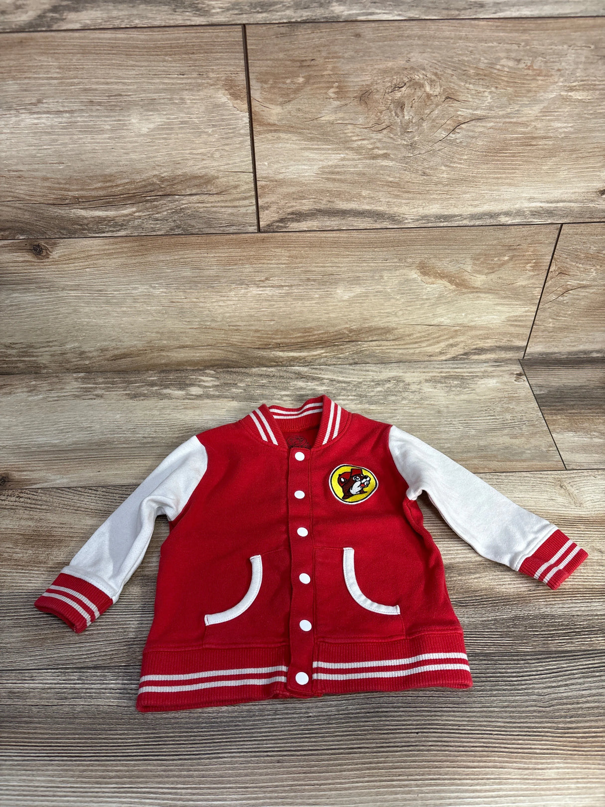 Buc-ee's Varsity Jacket Red sz 12m