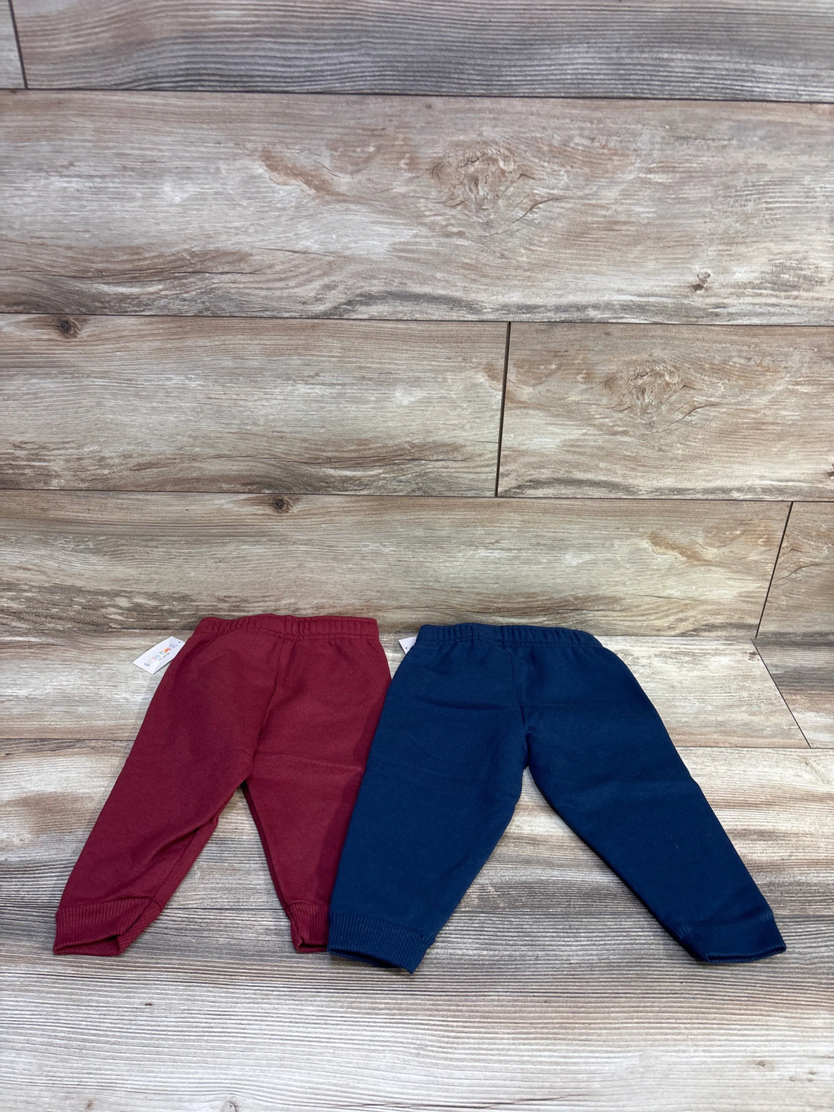 NEW Garanimals 2pk Pull On Joggers Navy/Red sz 12m