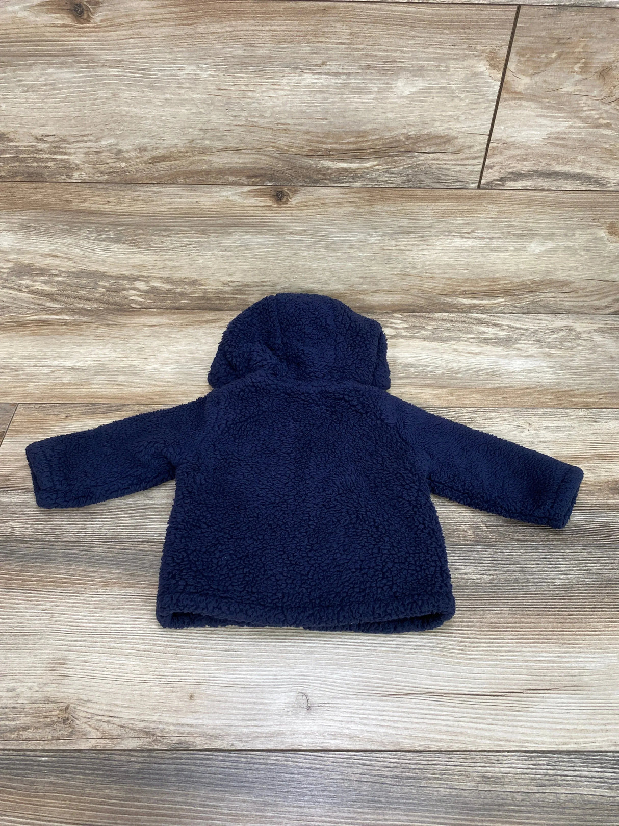 Carter's Full Zip Bear Fleece Hoodie Navy sz 6m - Me n Mommy To Be