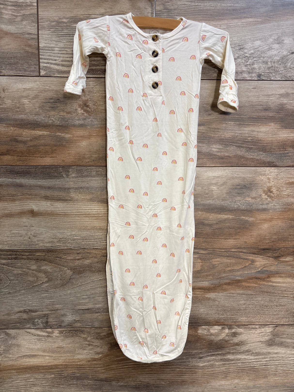 Lou Lou Henley Knotted Gown Ivory sz Newborn