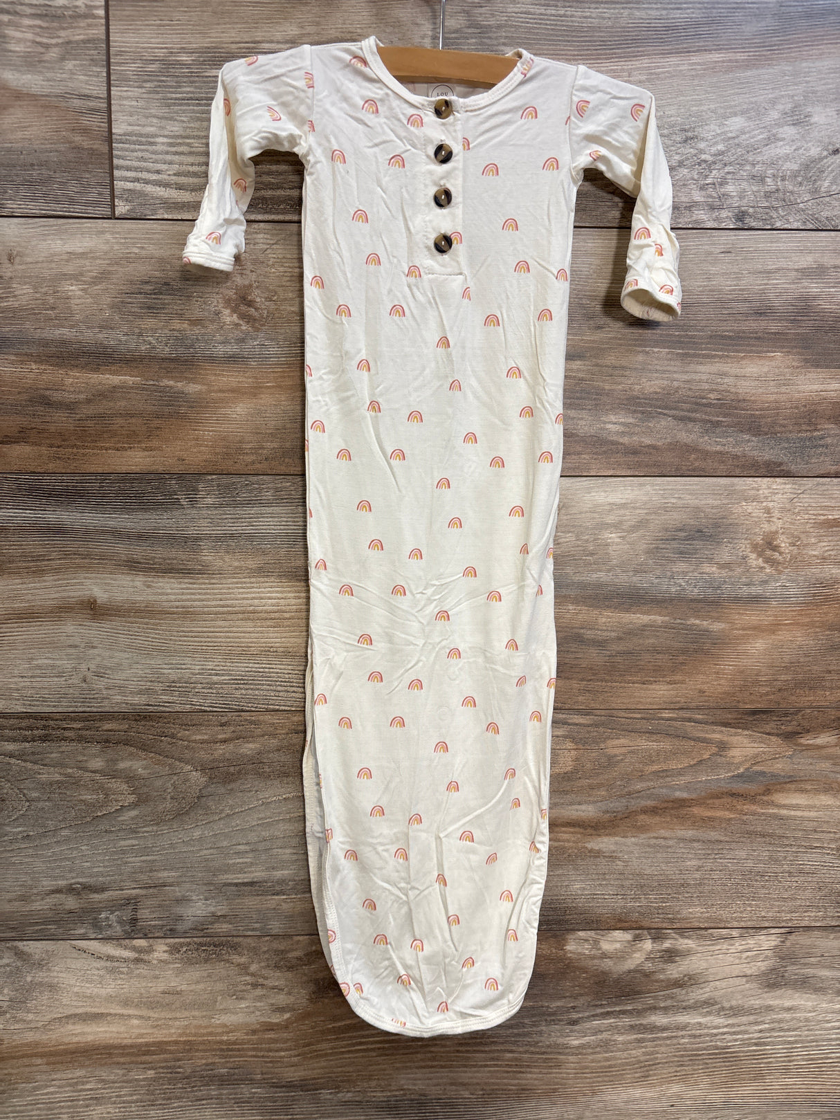 Lou Lou Henley Knotted Gown Ivory sz Newborn