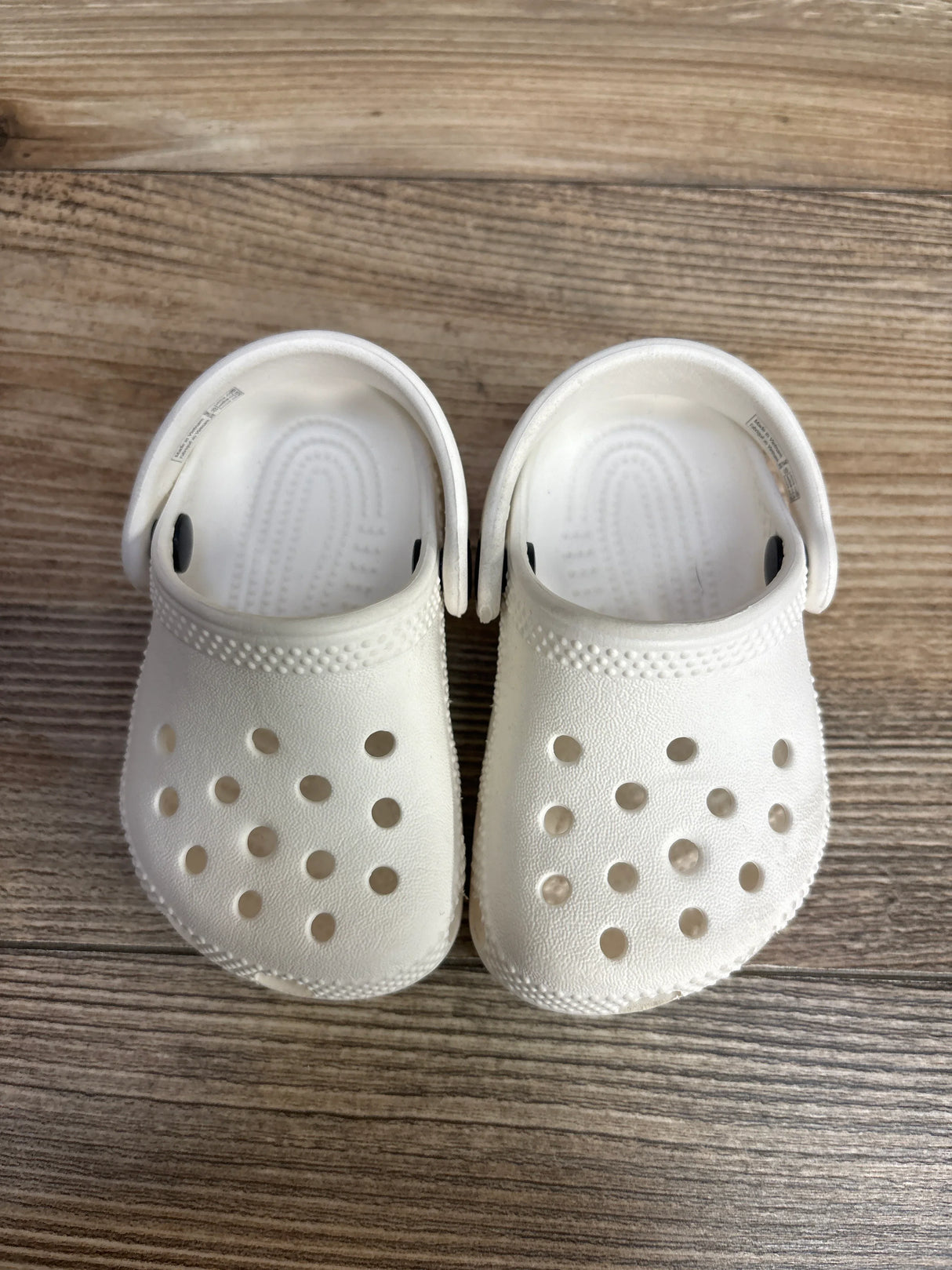 Crocs Classic Clogs White sz 2/3c