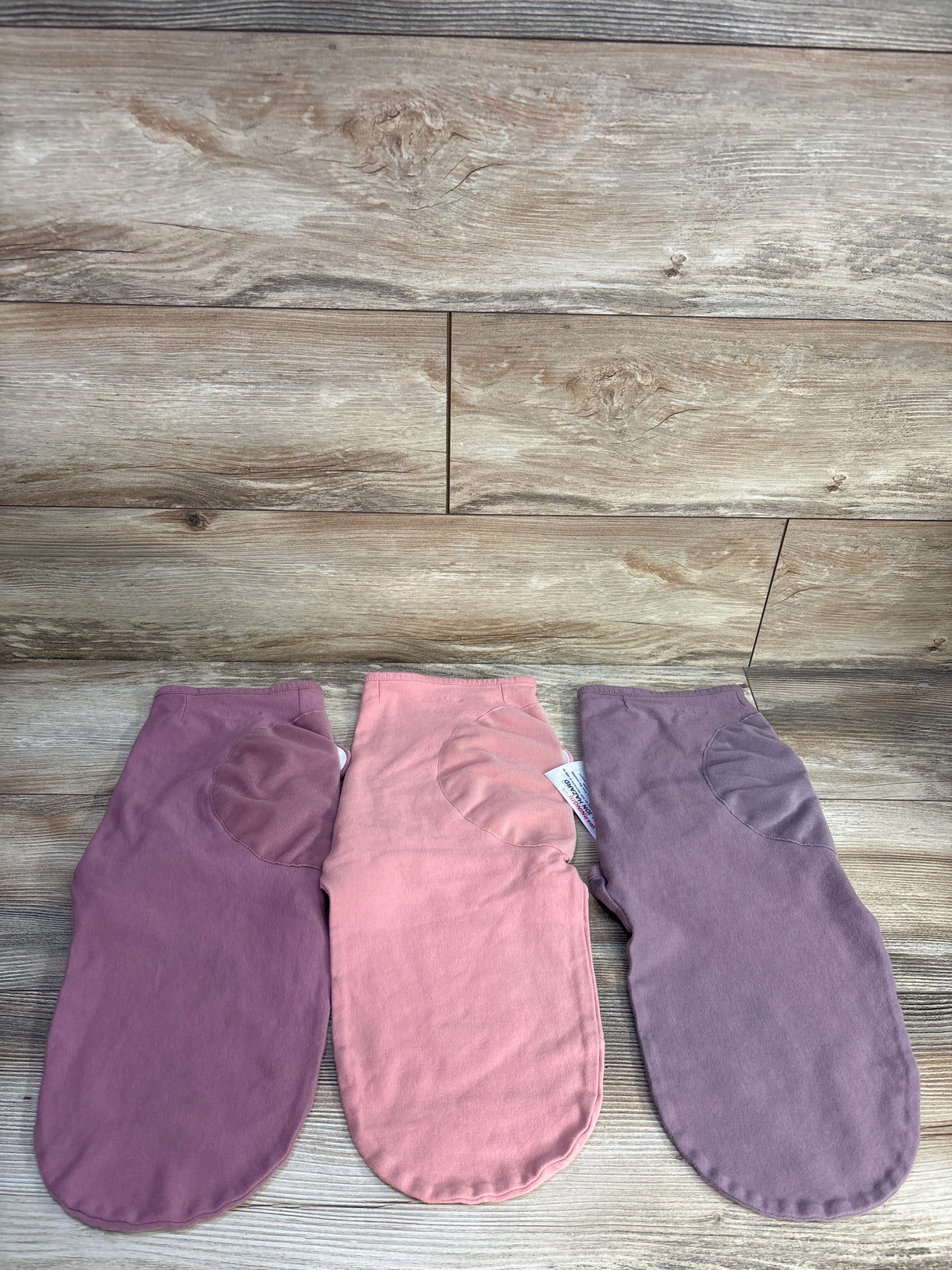 Comfy Cubs 3pk Swaddle Wraps Pink/Purple sz 0-3m