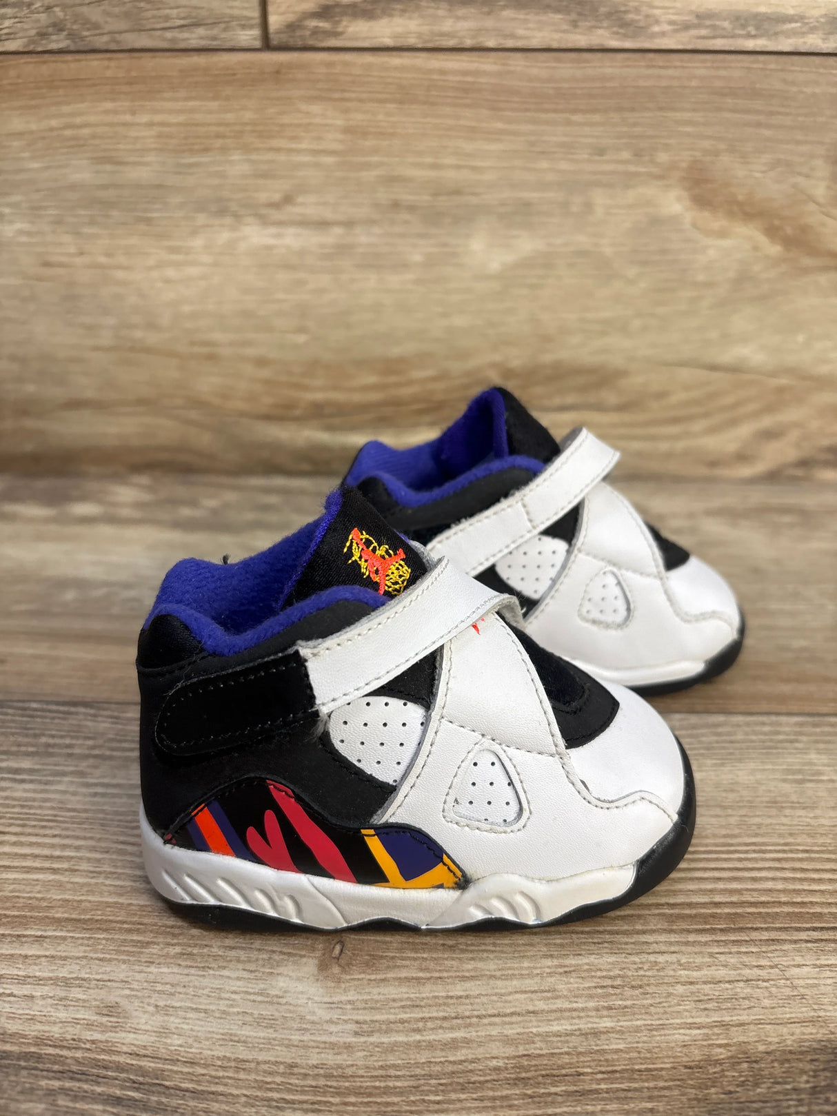 Air Jordan Retro 8 TD 'Three-Peat' Sneakers sz 4c