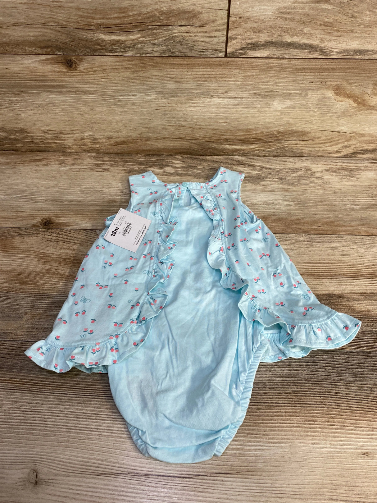 NEW Child Of Mine Floral Sunsuit Blue sz 18m - Me n Mommy To Be