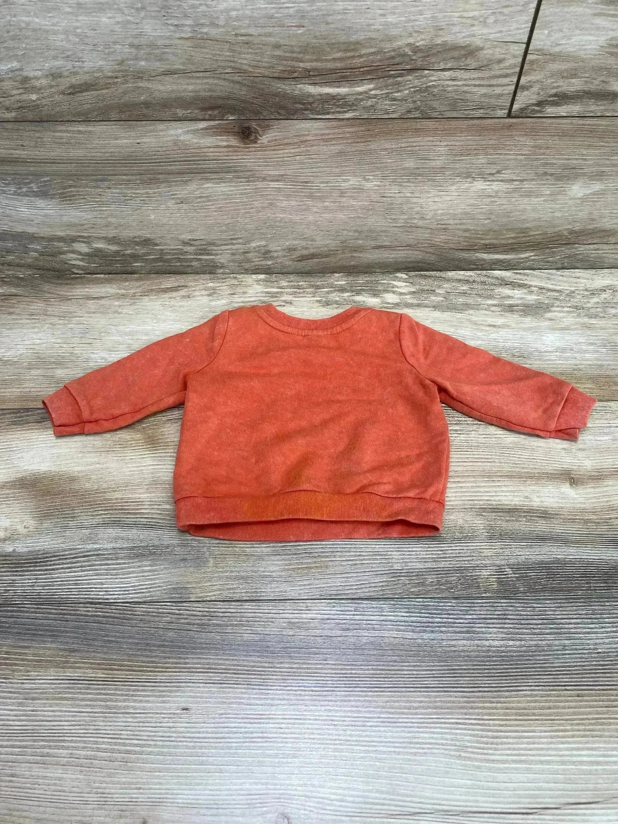Cat & Jack Oh So Lovable Sweatshirt Orange sz 0-3m - Me n Mommy To Be