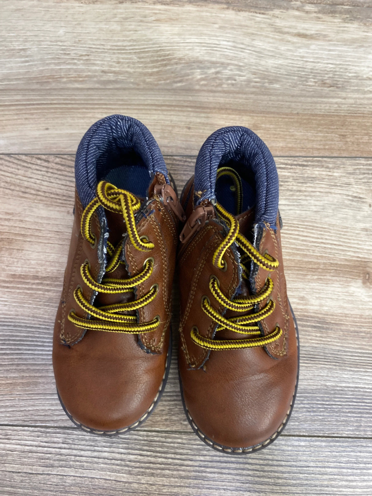 London Fog Leather Boots Brown sz 9c