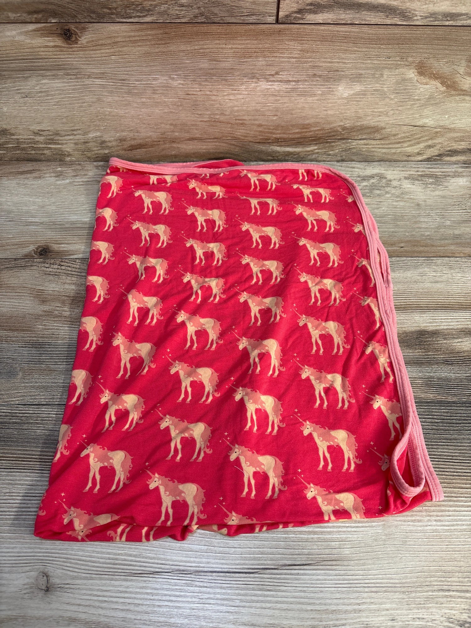 Kickee Pants Swaddle Blanket in Pink Unicorns One Size - Me n Mommy To Be