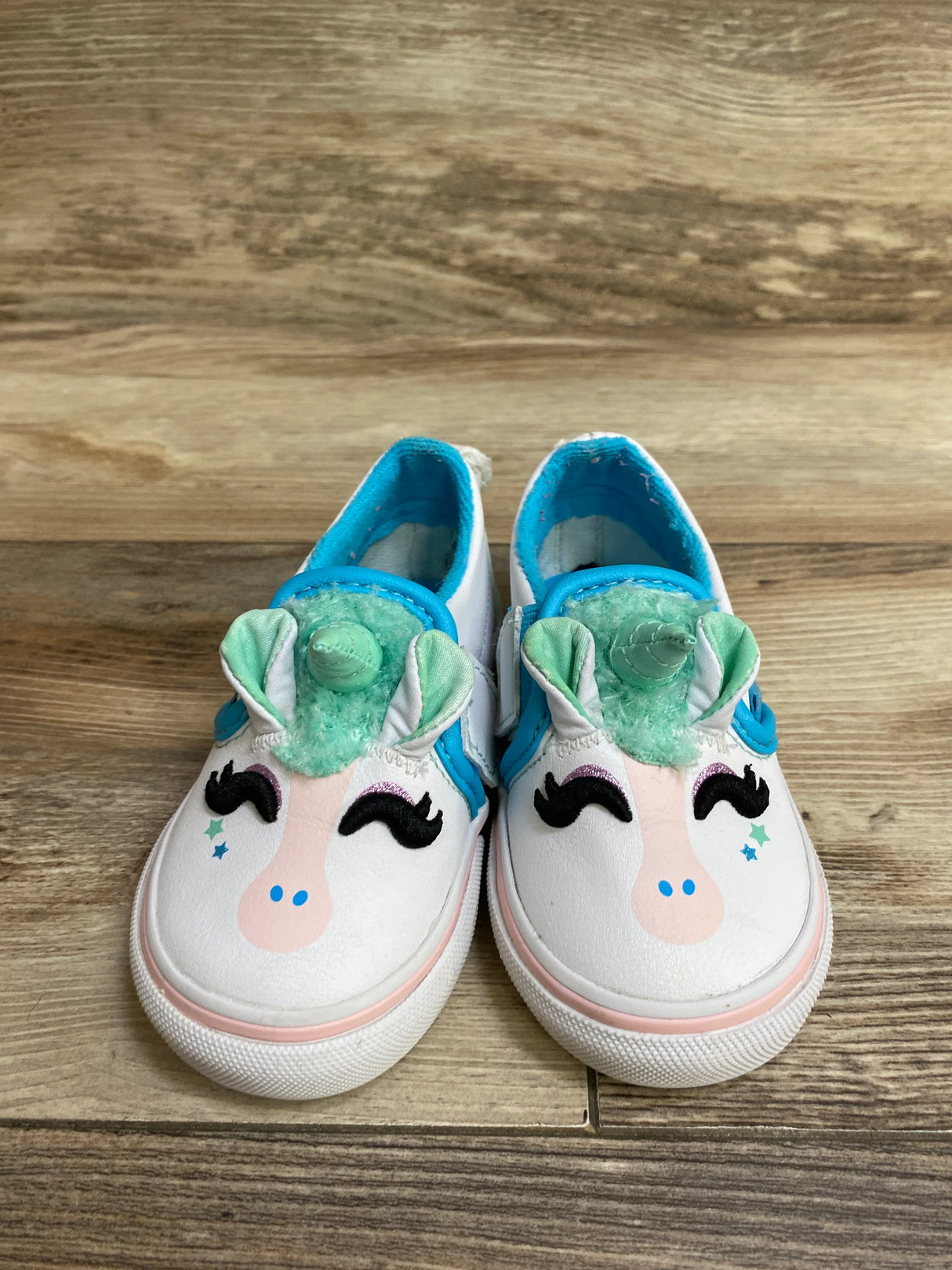 Vans Slip-On V Unicorn Sneakers White sz 6c