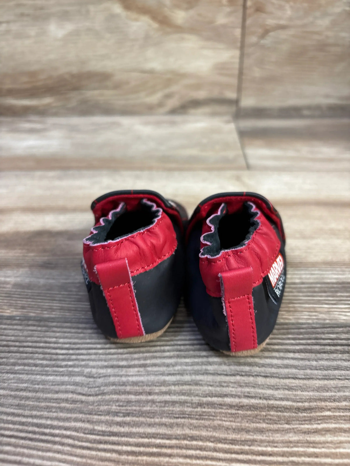 Robeez x Marvel Miles Morales Soft Sole Shoes Black sz 2/3c