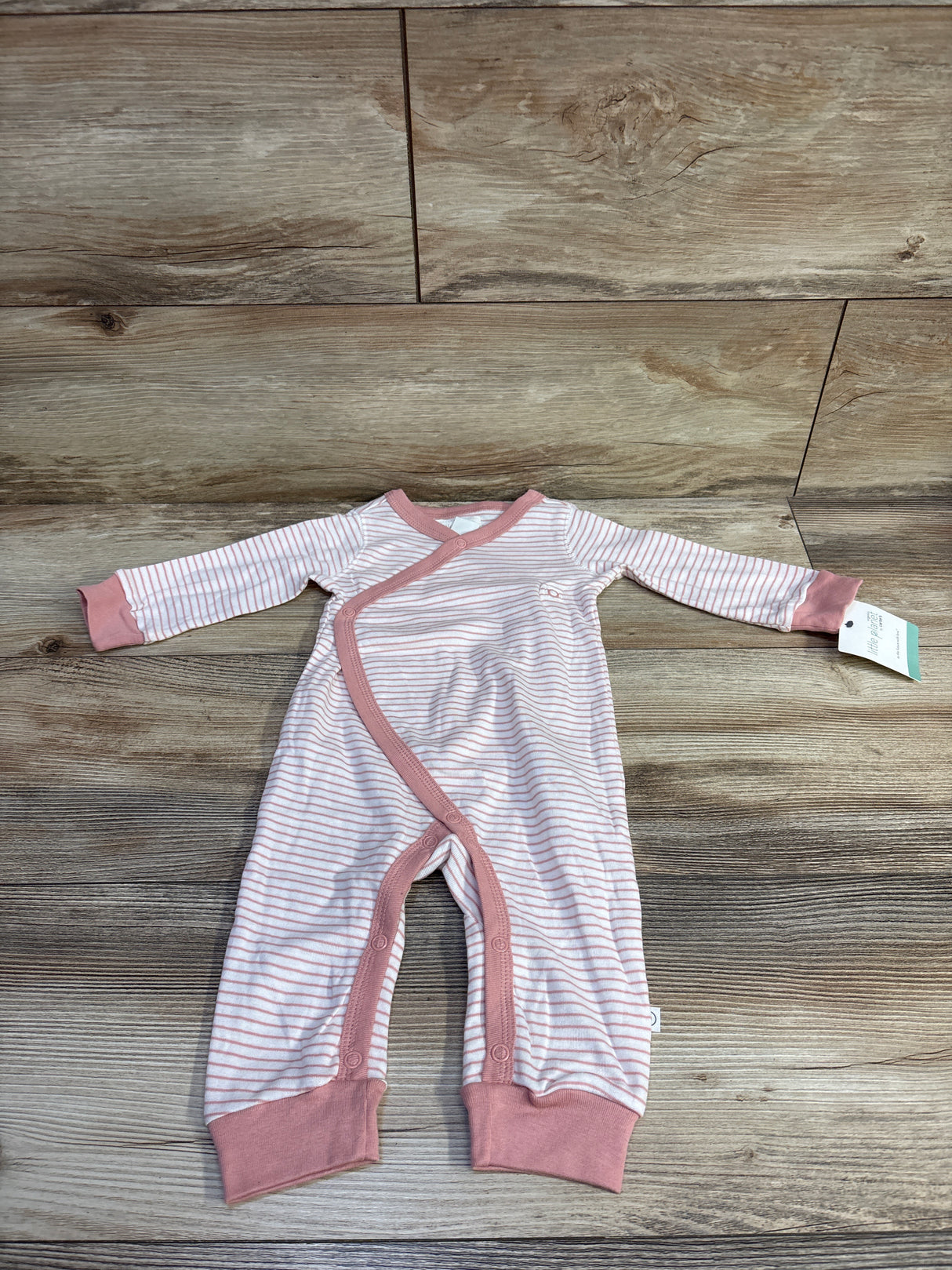 NEW Little Planet Striped Kimono Coverall Pink sz 6m