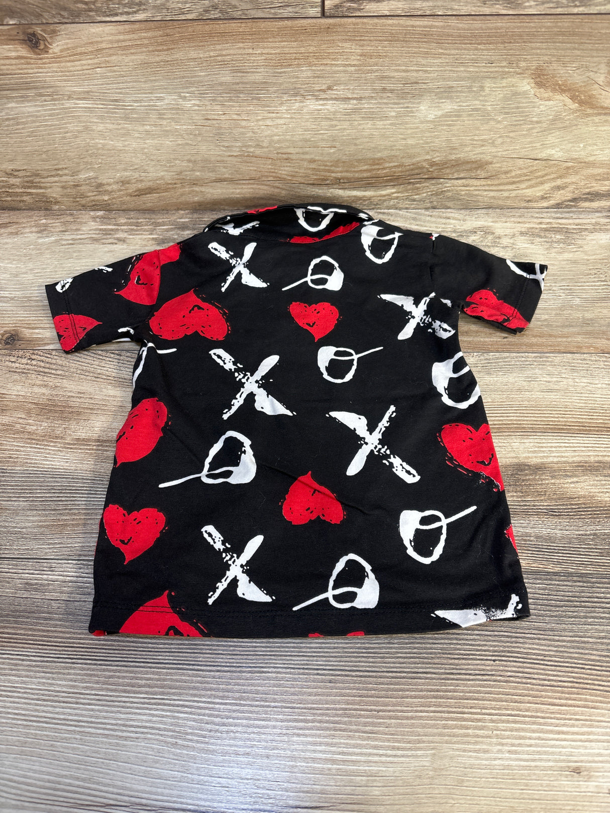 UB Valentines Day Print Polo Shirt Black sz 18m