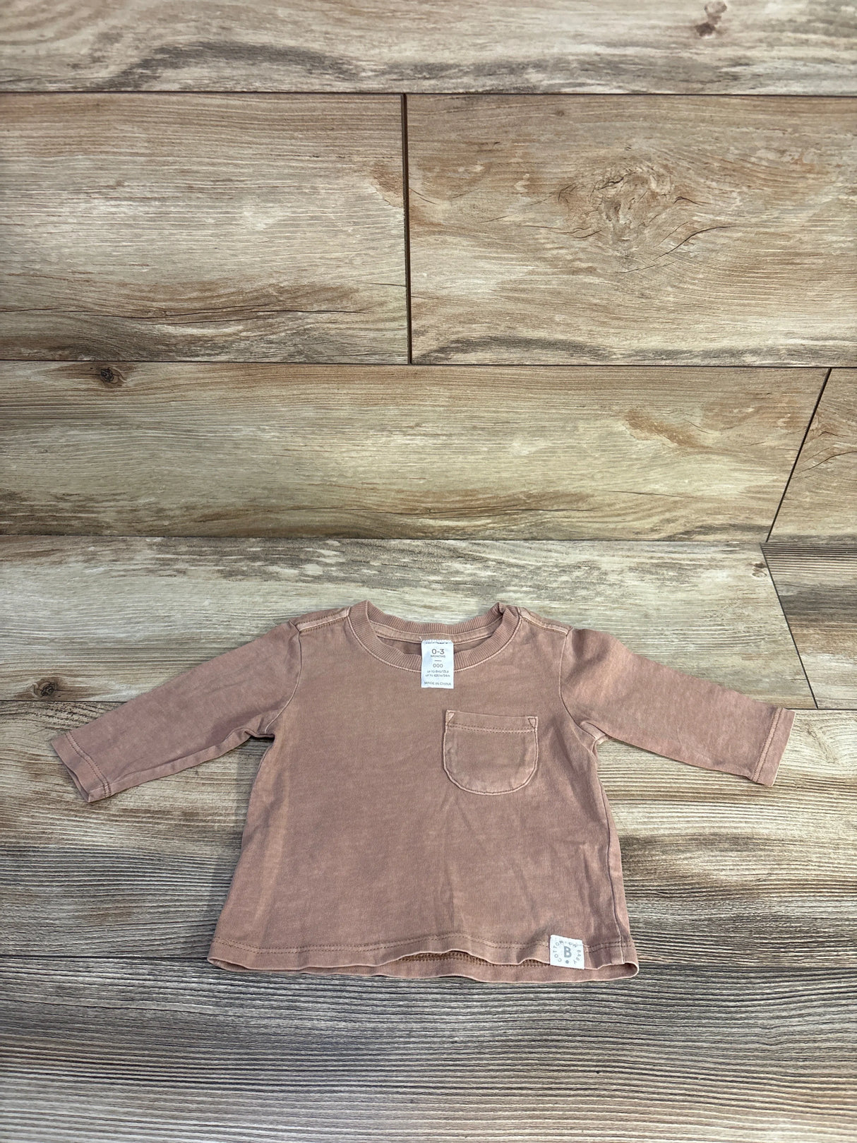 Cotton On Baby Long Sleeve Shirt Brown sz 0-3m