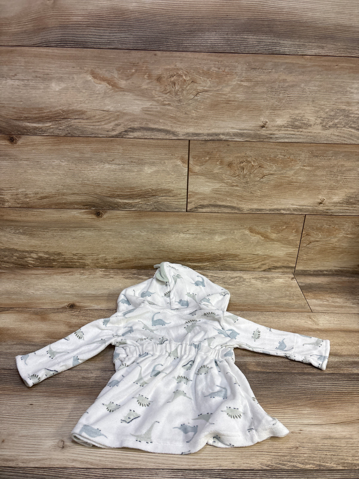 Just One You Terry Cloth Bath Robe White sz 0-9m