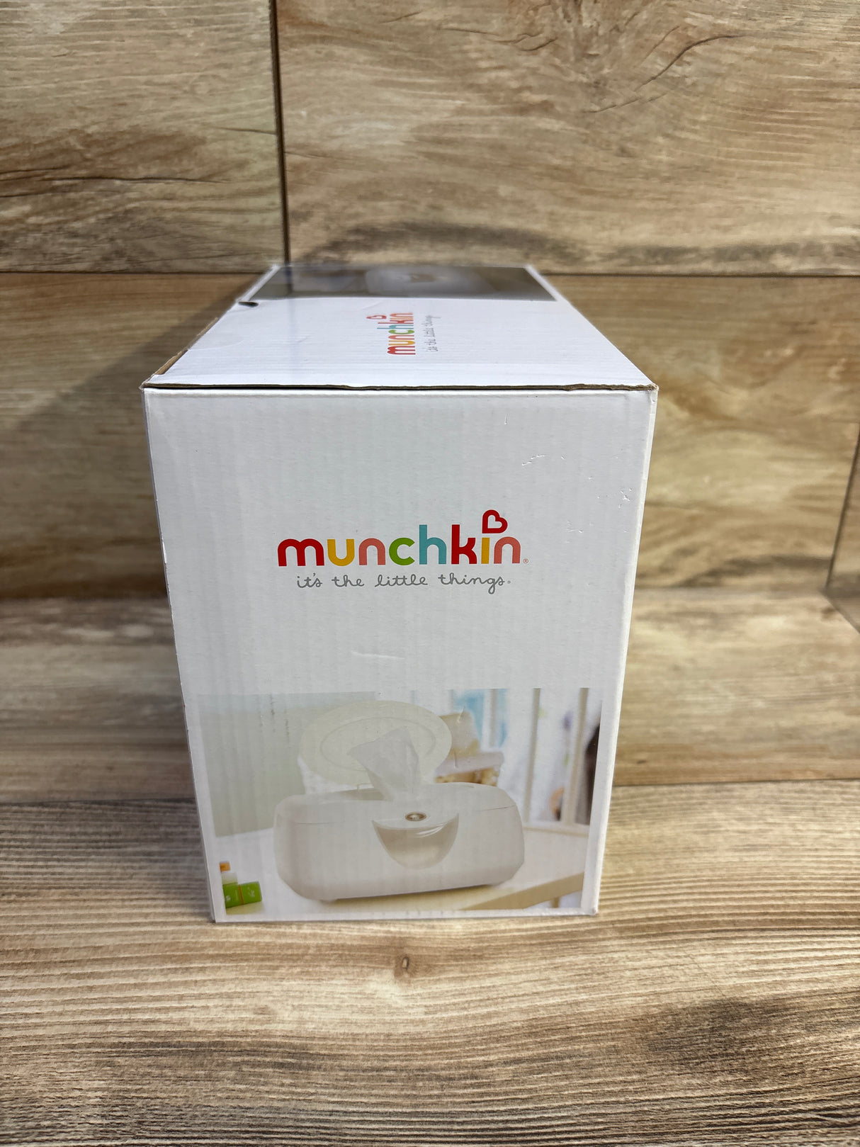 NEW Munchkin Warm Glow Baby Wipe Warmer with Nightlight