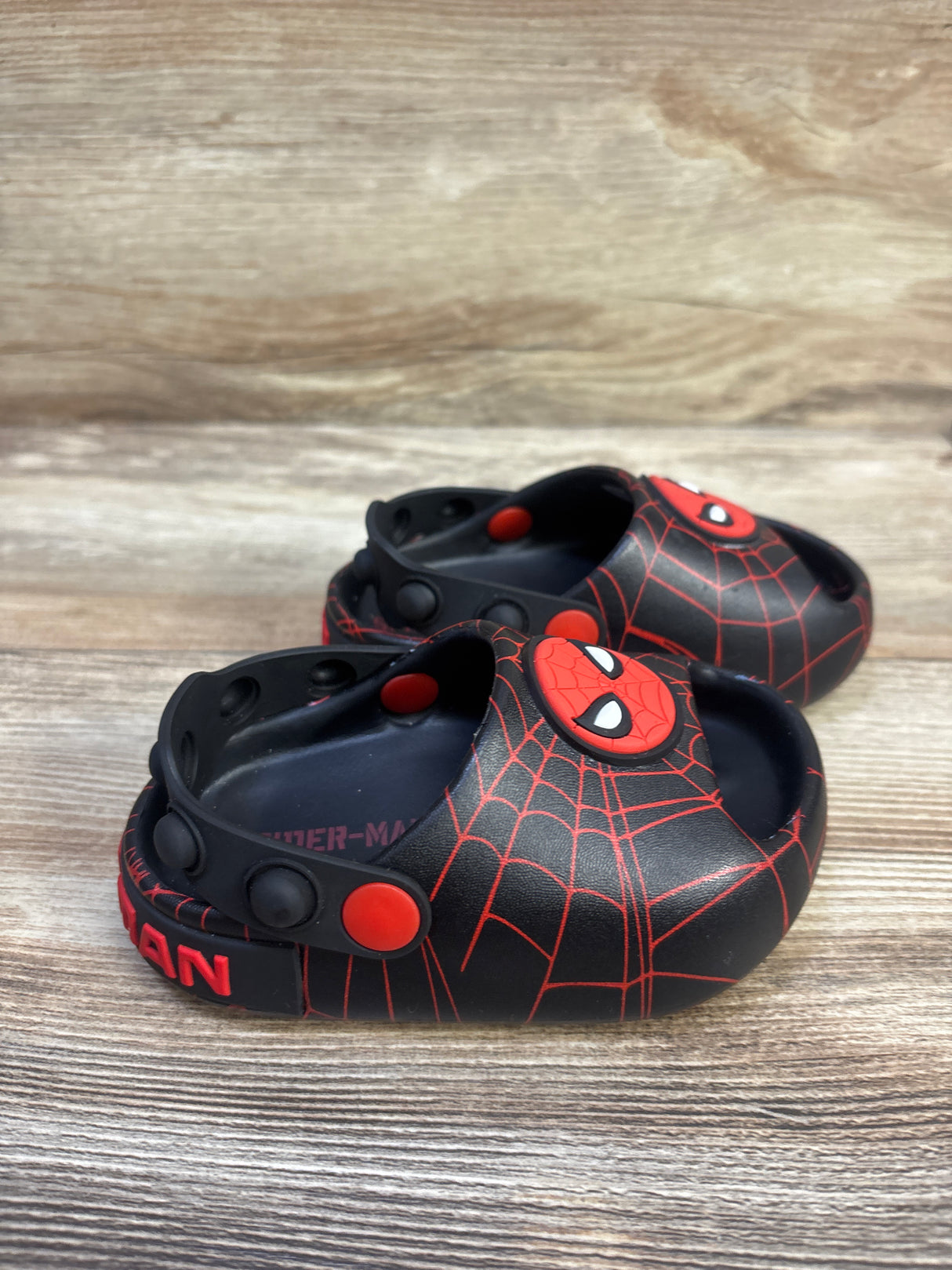 Ground Up Spiderman Clogs Black sz 5c