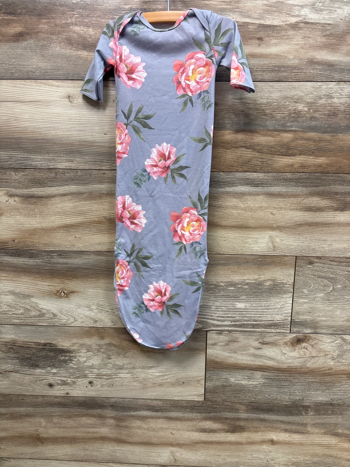 Toby Floral Knot Gown Blue sz 0-3m