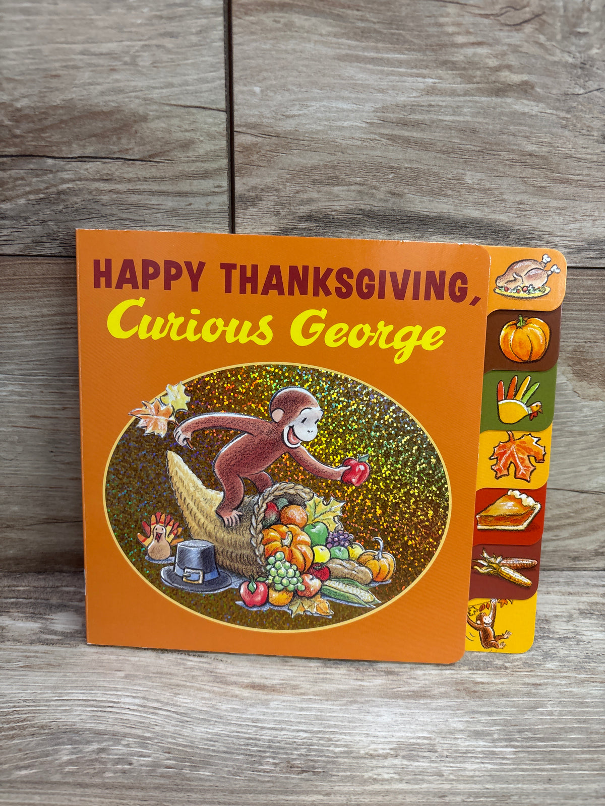 Happy Thanksgiving, Curious George Tabbed Board Book