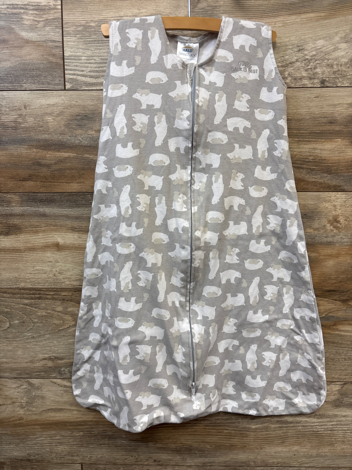 Halo SleepSack Swaddle Grey sz 12-18m