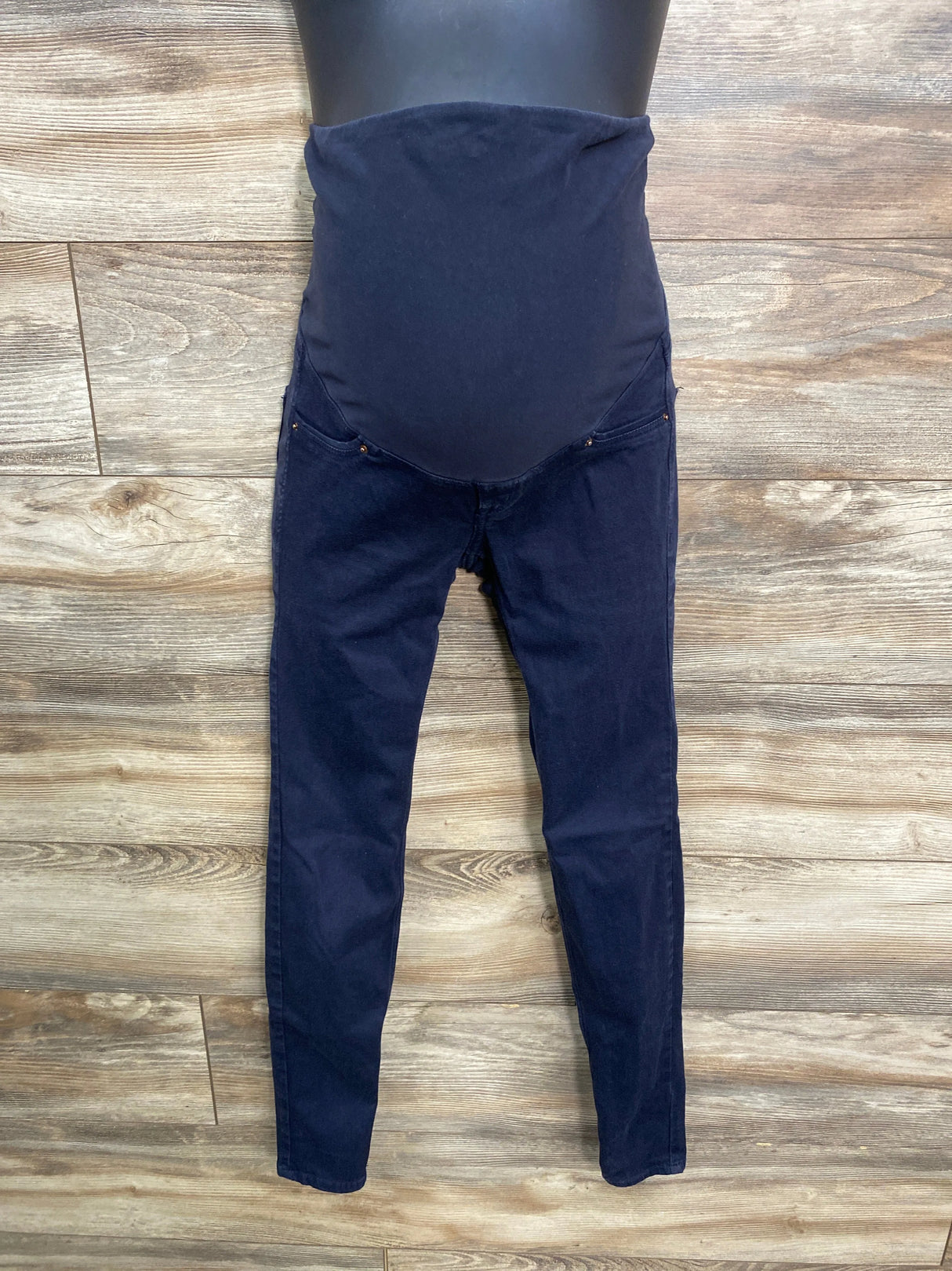 H&M Mama Full Panel Pants Navy sz Small - Me n Mommy To Be