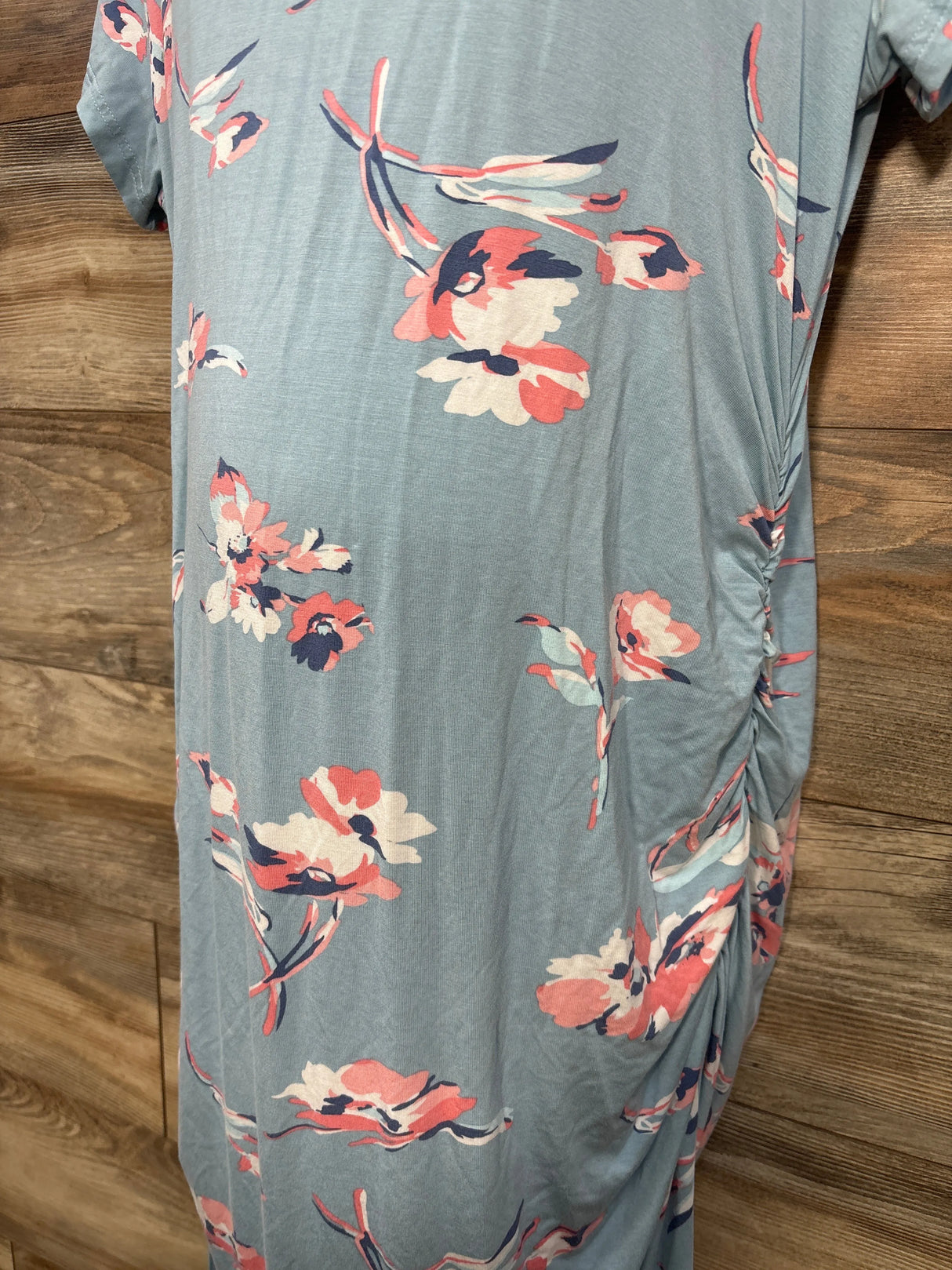 Smallshow Bodycon Maternity Dress Blue sz XXL