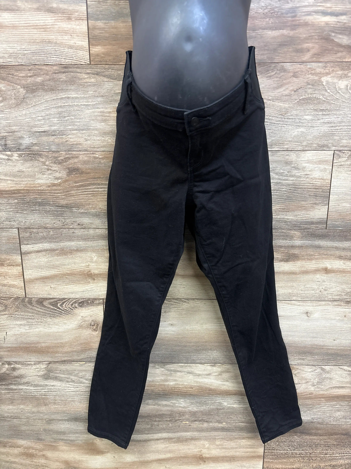 Isabel Maternity side panel skinny jeans in black, size 12/Large
