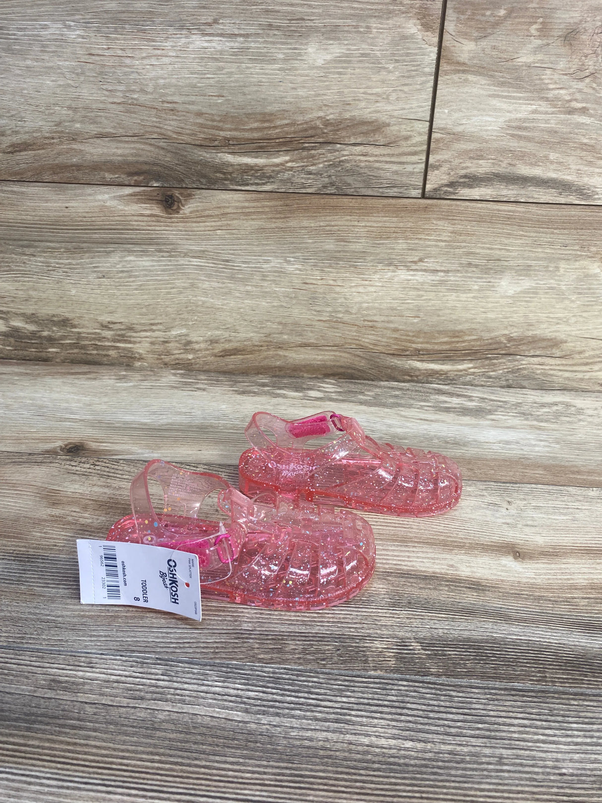NEW Oshkosh Jelly FIsherman Sandals Pink sz 8c - Me n Mommy To Be