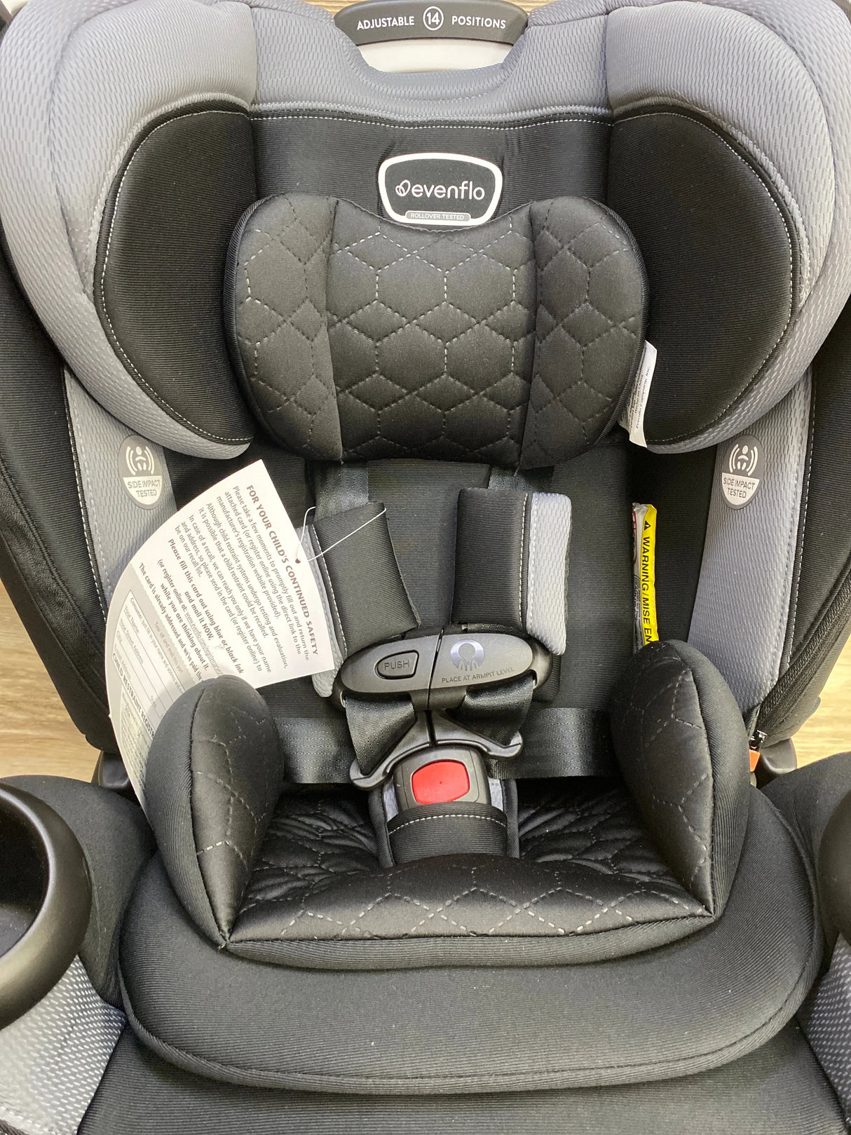 NEW Evenflo Revolve 360 Extend All-in-One Rotating Convertible Car Seat in Revere 4-120lbs
