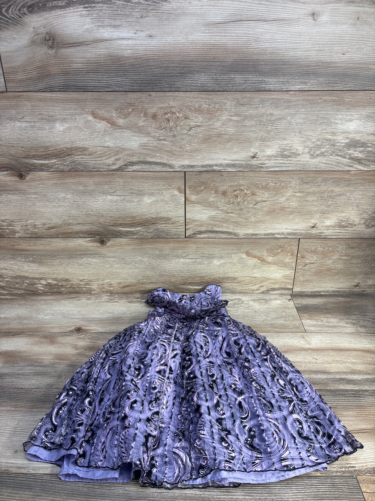 Pippa & Julie Paisley Lace Dress Purple sz 3T
