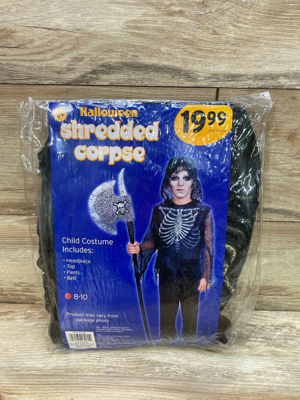 NEW Shredded Corpse Costume sz 8-10 - Me n Mommy To Be