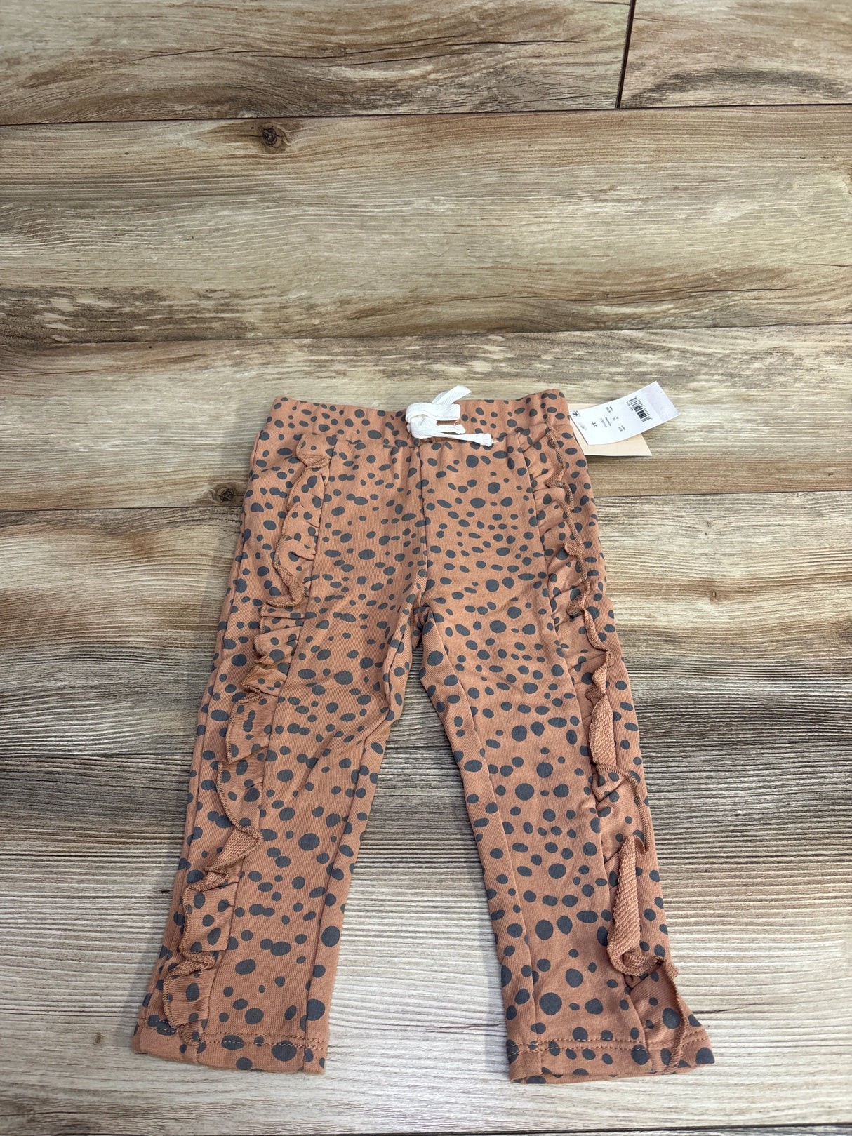 NEW Grayson Mini Polka Dot Joggers Brown sz 2T