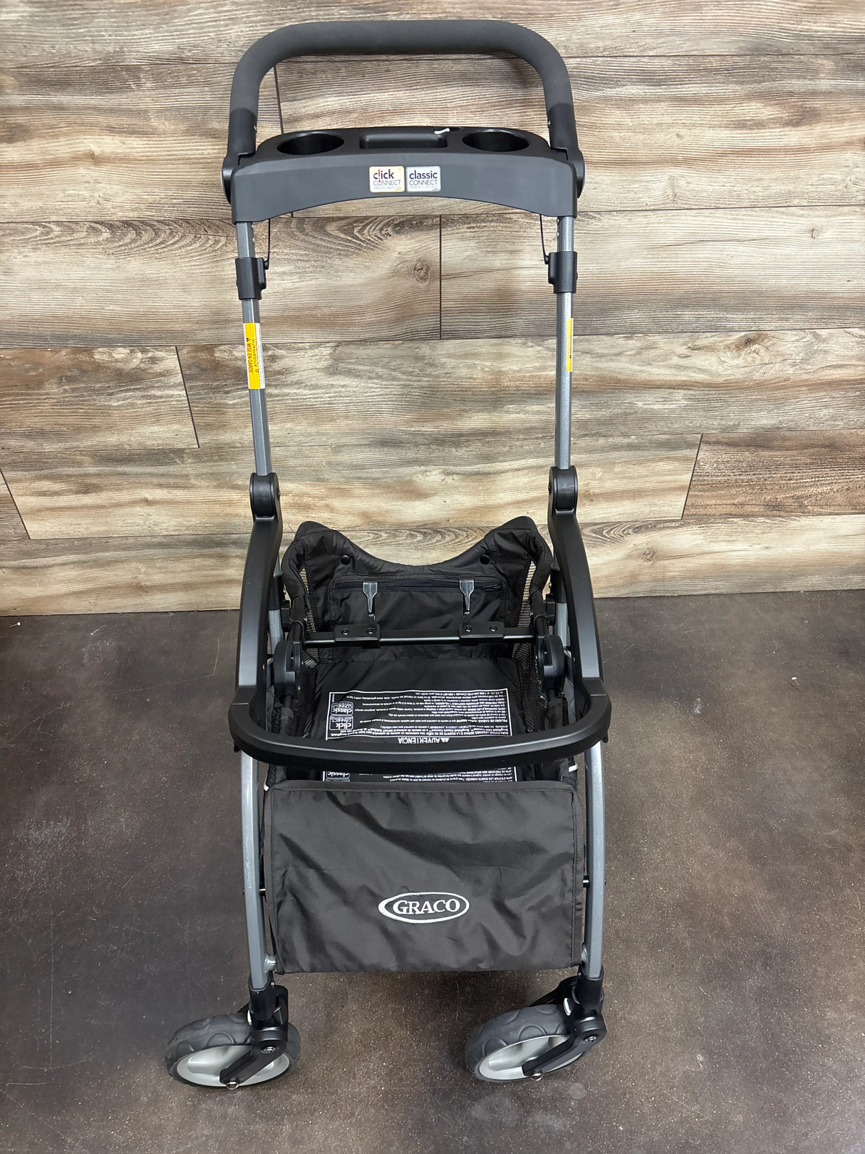 Graco SnugRider Elite Infant Car Seat Frame Stroller - Black