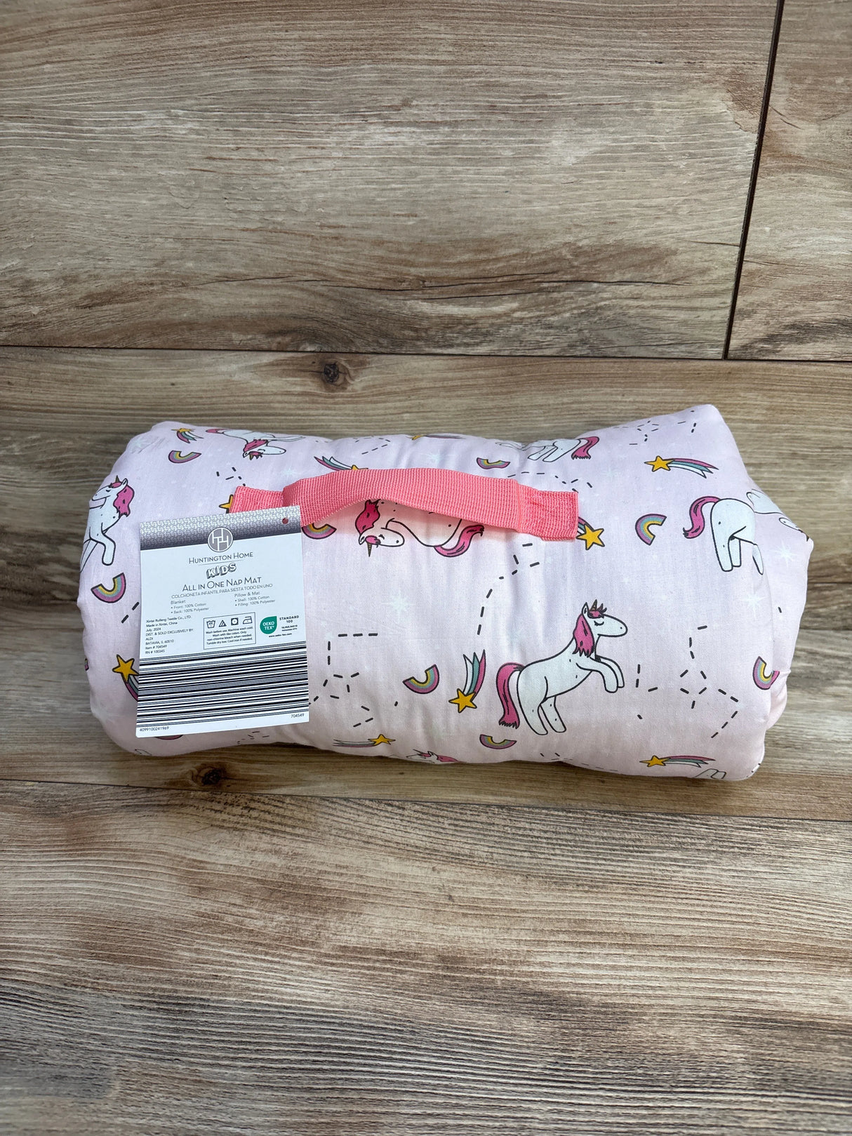 NEW Huntington Home Unicorn Pink All In One Nap Mat - Me n Mommy To Be