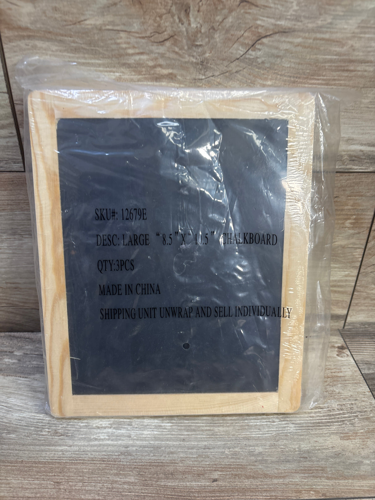NEW Plaid Double Sided Framed Chalkboard