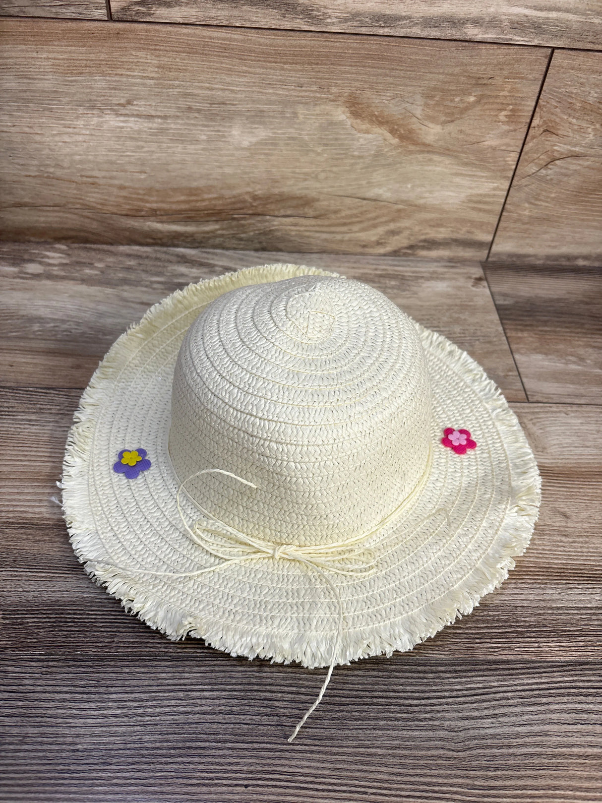 Juncture Floral Straw Bucket Hat One Size