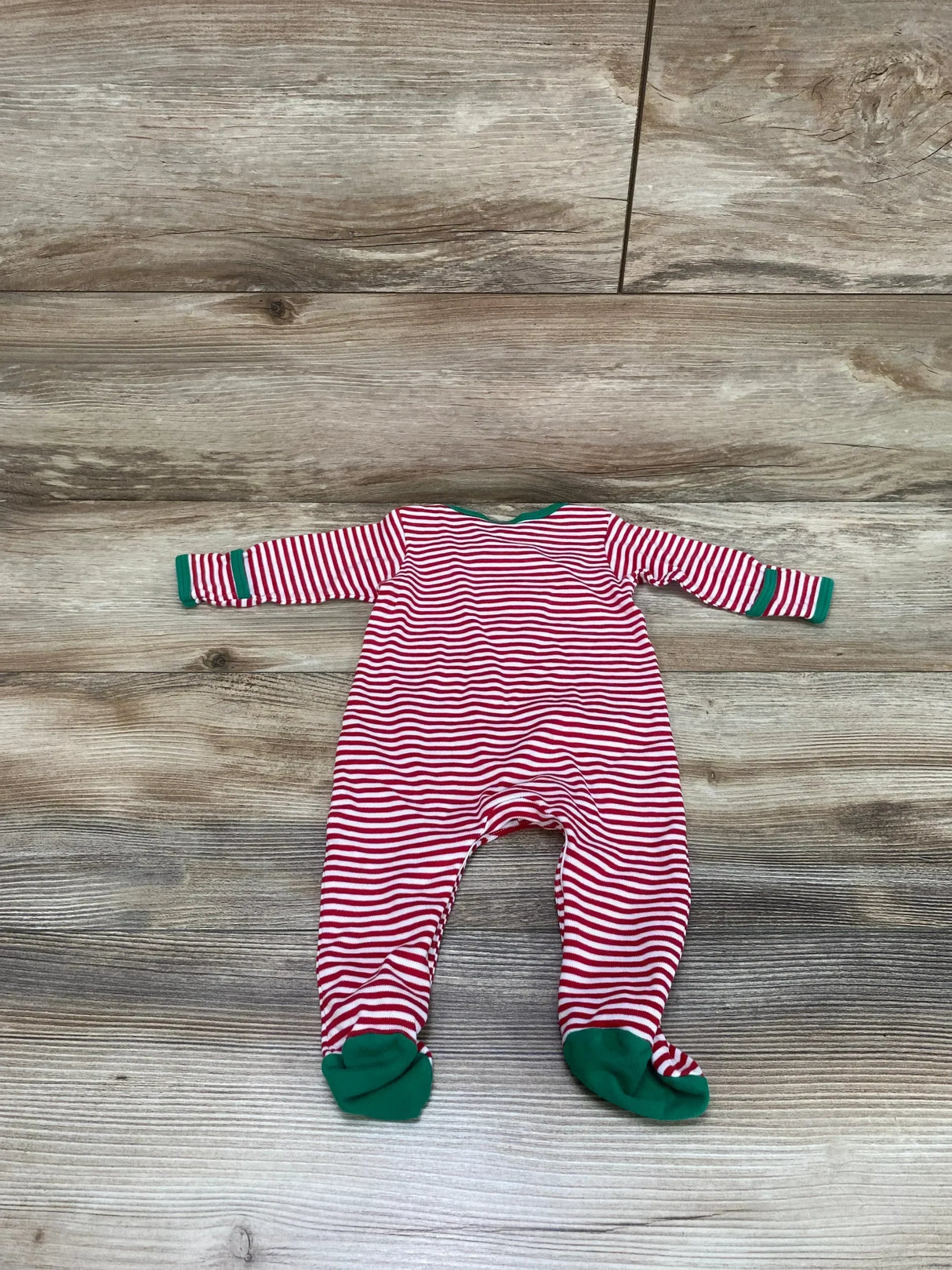 Magnolia Baby Striped Gingerbread Footie Red sz 3m - Me n Mommy To Be