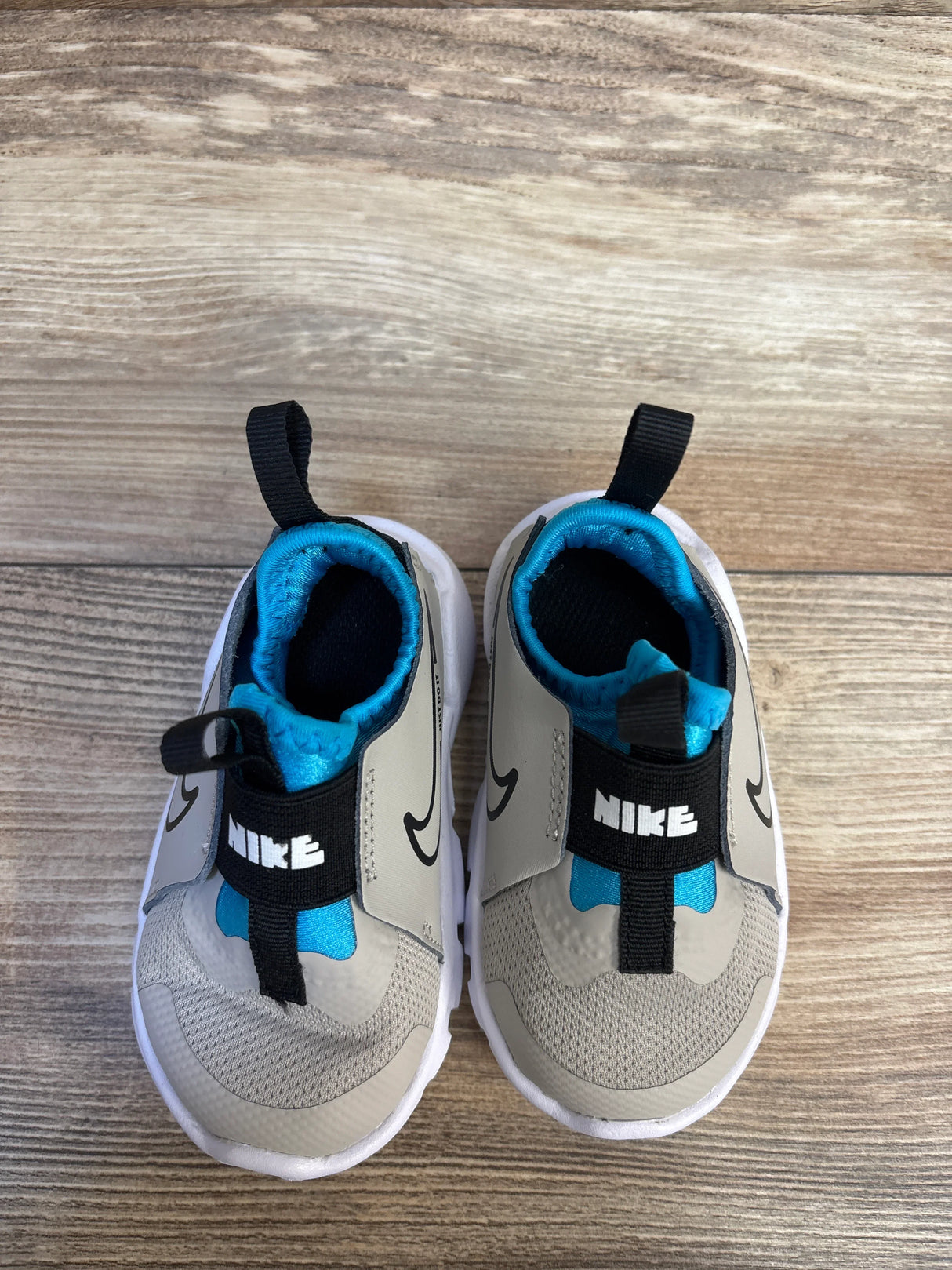 Nike Flex Runner 2 TD 'Light Iron Ore Blue Lightning' Sneakers sz 5c