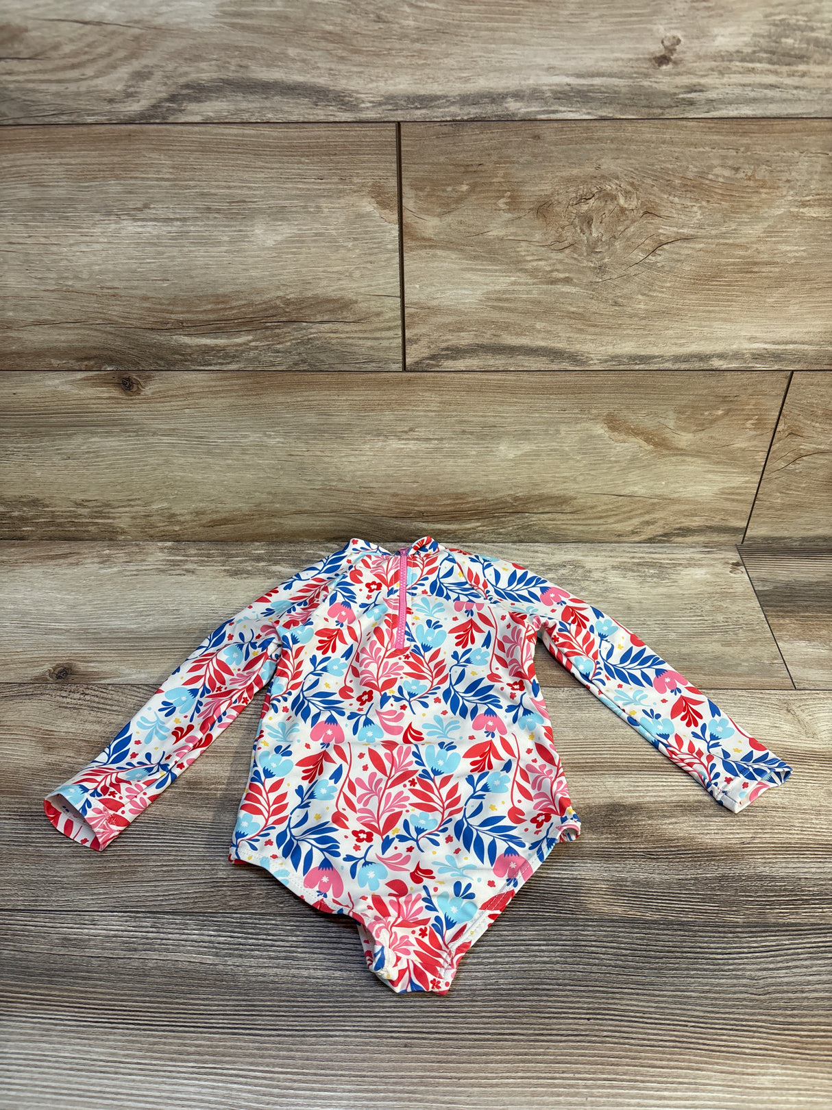 Adventure Wear 360 1pc Rash Guard Swimsuit White sz 18m