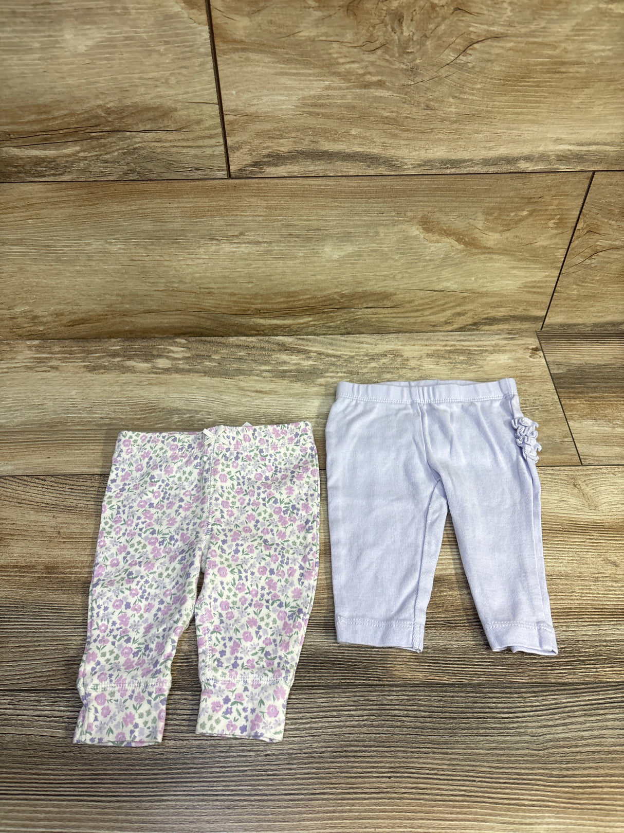 Carter's 2pk Pants Purple sz 3m