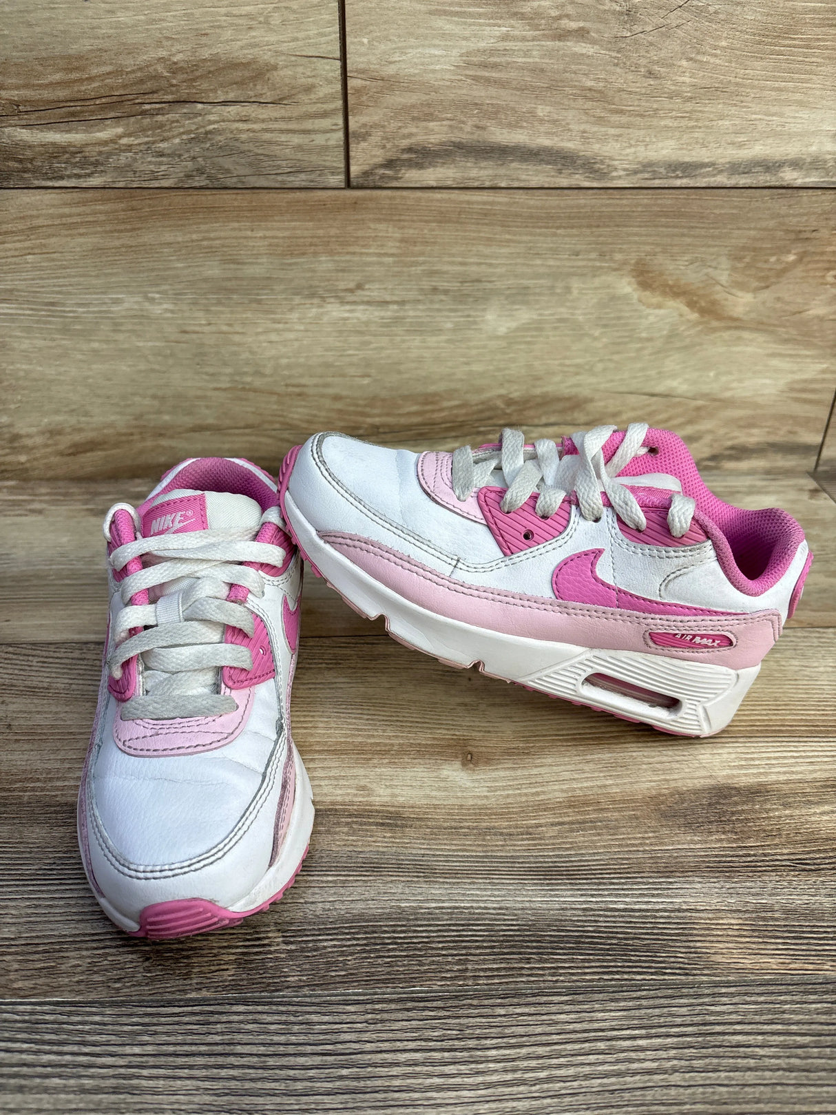 Nike Air Max 90 PS 'White Pink Foam' sz 1Y - Me n Mommy To Be