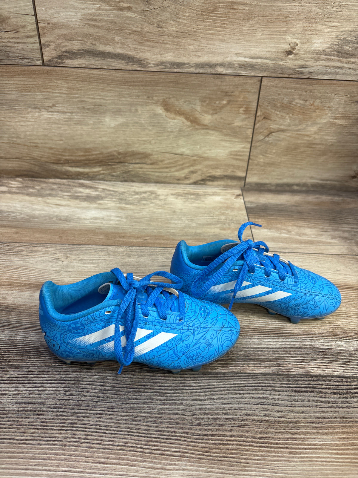 Adidas Goletto IX FG/MG Soccer Cleats Blue sz 11c